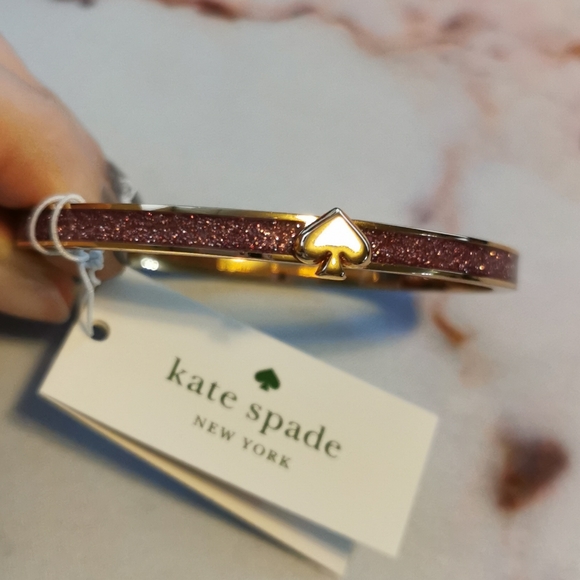 NWT Kate Spade Heritage Spade Pink Gold Bracelet